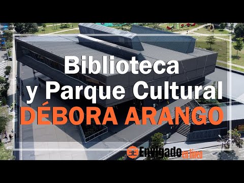Biblioteca 📖 y Parque Cultural Débora Arango [ Dale una mirada desde lo ALTO ☁️ ]