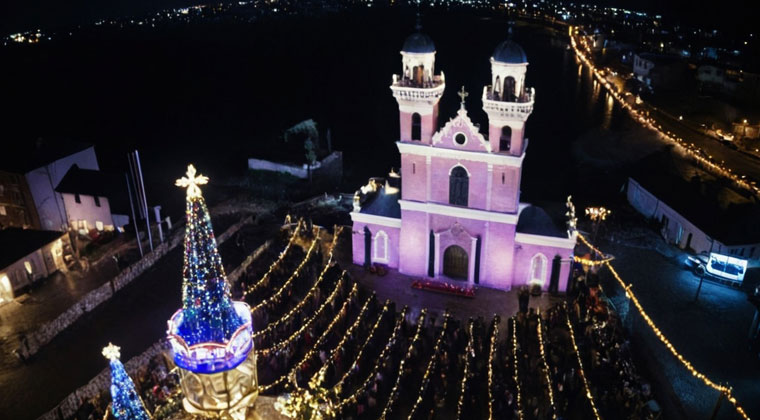 parque de envigado en navidad