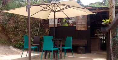 Frente de la cafeteria zazue
