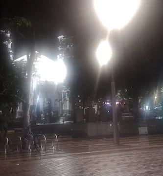 Noche de lluvia en Envigado