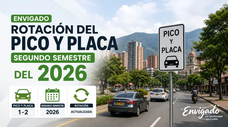 Rotacion piko y placa envigado 2do semestre