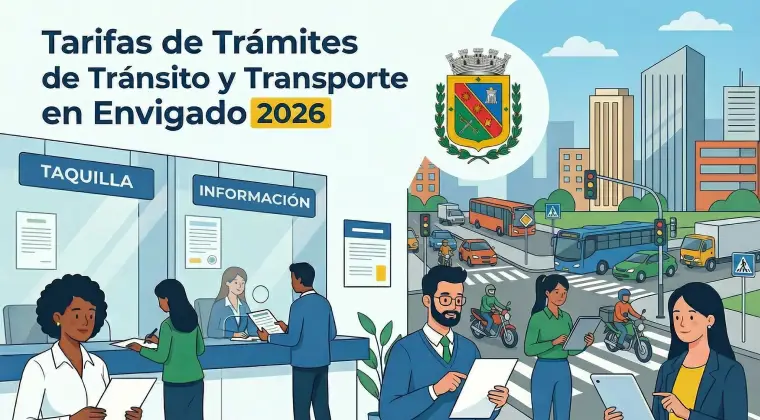 Imagen de las taquillas de movilidad y transito envigado