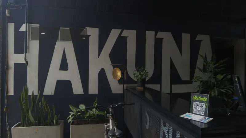 recepcion del gym hakuna
