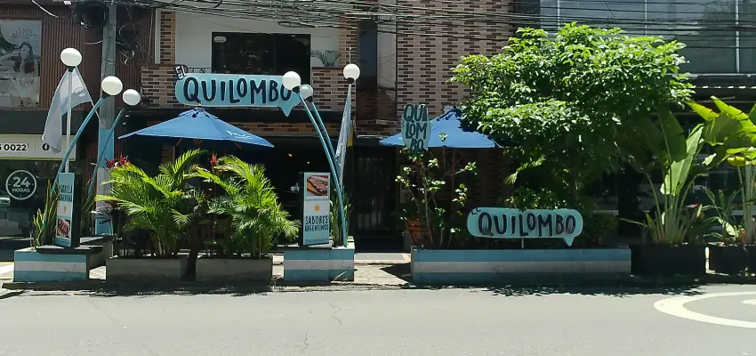Facha del restaurante el quilombo de envigado
